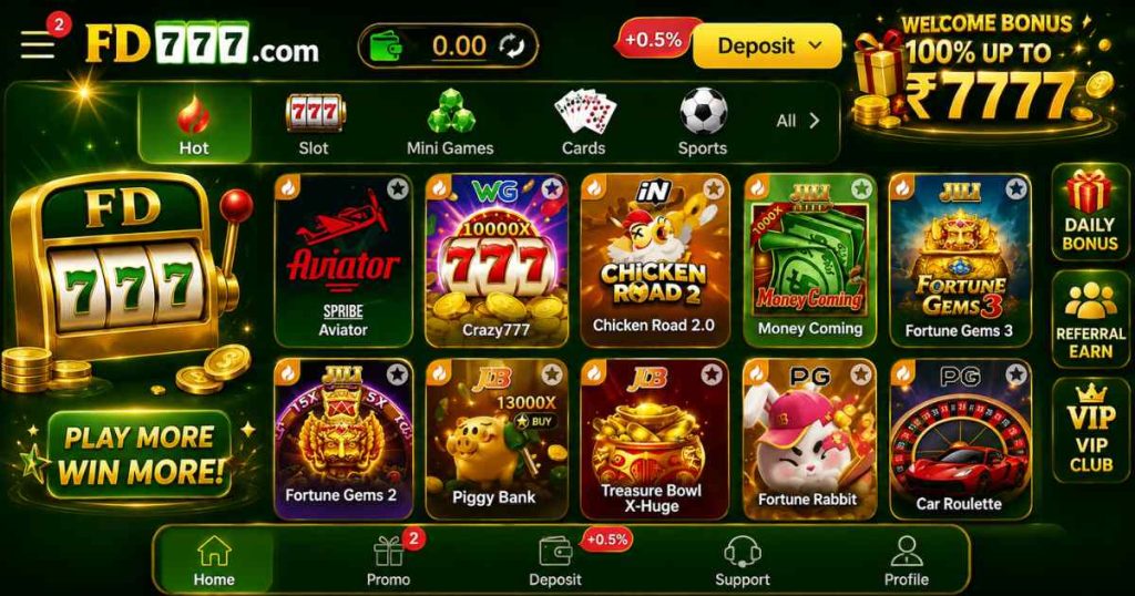 The FD777 Game is a modern mobile gaming platform 